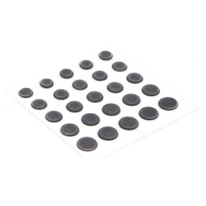 Свинцовые наклейки Power Dots Strike Pro Black M (0.07–0.16г) 25шт.