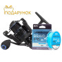 Катушка GC Sprinter 2000S-PE 6+1BB + шнур GC Sprinter PE X4 100м Blue