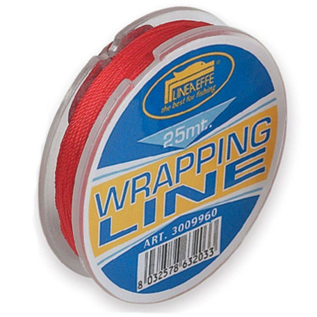 Нитка для ремонту вудилищ Lineaeffe Wrapping Line 25м (червона)