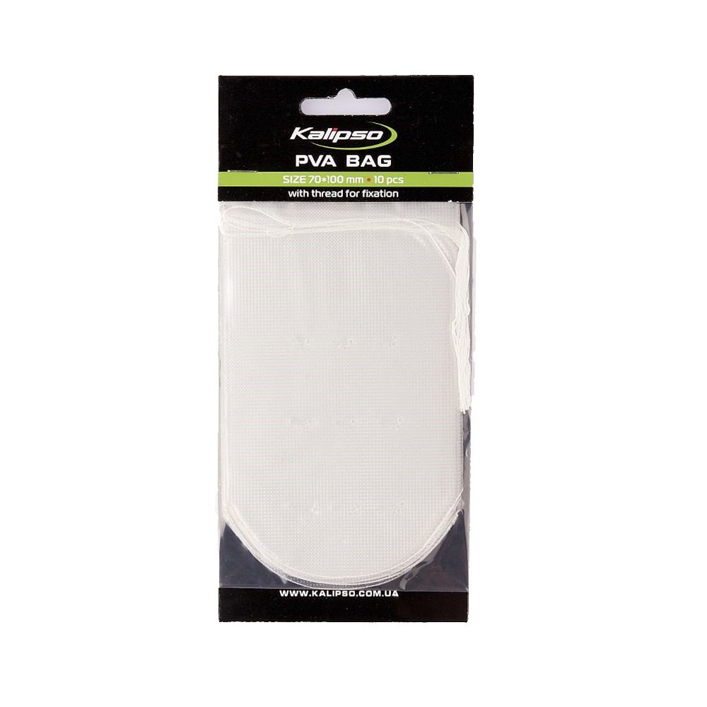 Пакет Kalipso PVA с ниткой 70×100мм (10 шт.)