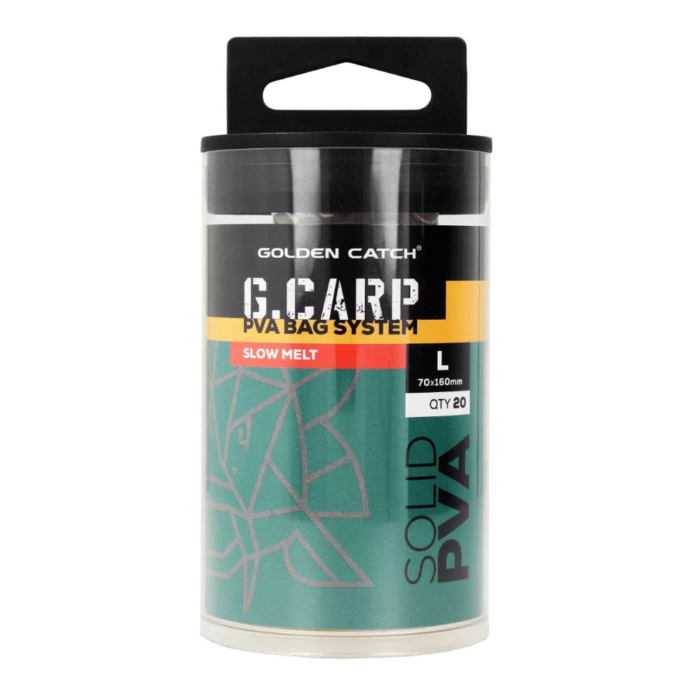 ПВА система загрузки пакетов GC G.Carp PVA Bait Bag System 70×160мм L (20шт.)