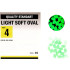 Бусинка Kalipso Light Soft Oval №4 (35 шт.) Glow