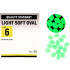 Бусинка Kalipso Light Soft Oval №6 (25 шт.) Glow