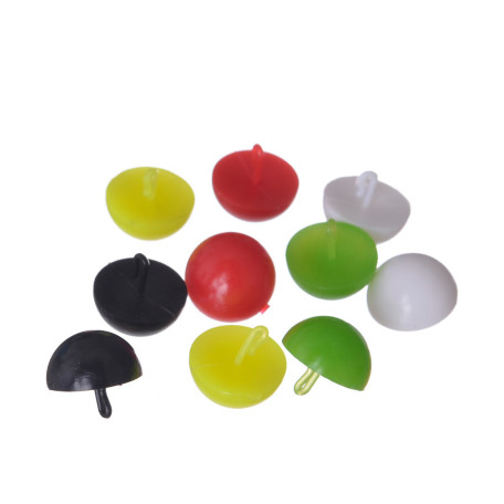 Плаваючі стопори для бойлів Carp Pro Mix Color половинка бойла 12мм (10 шт.)