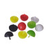 Плаваючі стопори для бойлів Carp Pro Mix Color половинка бойла 12мм (10 шт.)
