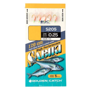 Самодур GC Aji Sabiki S205 №6 Pink (5 крючков)