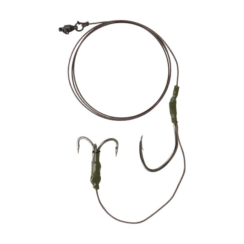 Снасть сомовая GC Single and Treble Catfish Rig 6/0