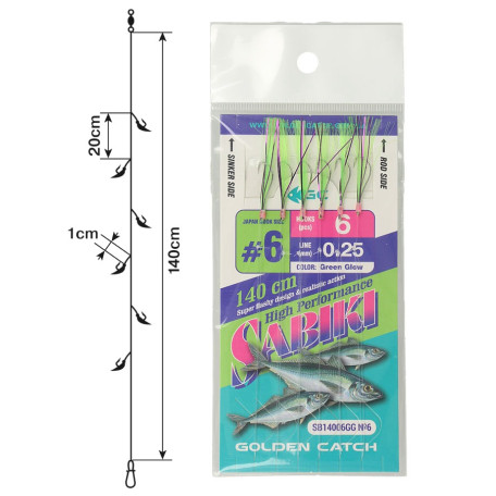 Самодур Golden Catch SB14006 (6шт)