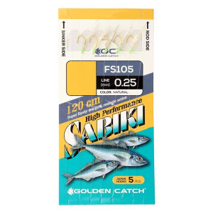 Самодур GC Aji Sabiki FS105 №6 Natural (5 крючков)