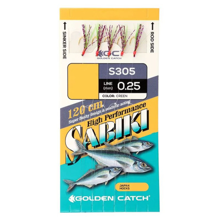 Самодур GC Aji Sabiki S305 №8 Green (5 крючков)