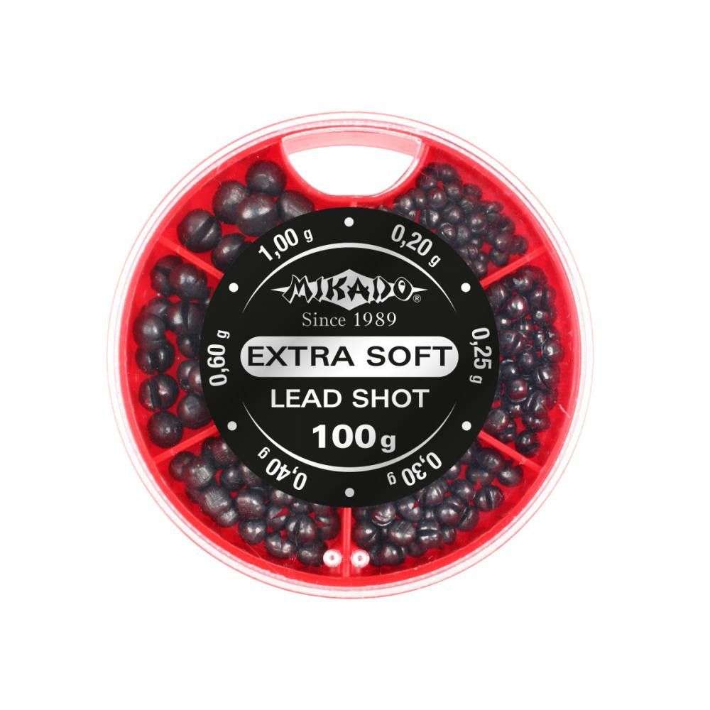 Набор дробинок Mikado Extra Soft Lead Shot OMS-DA-100 (100g уп.)
