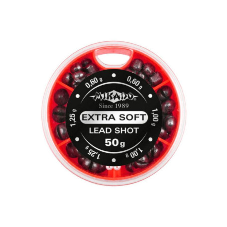 Набір дробинок Mikado Extra Soft Lead Shot OMS-MB-50 (50g уп.)