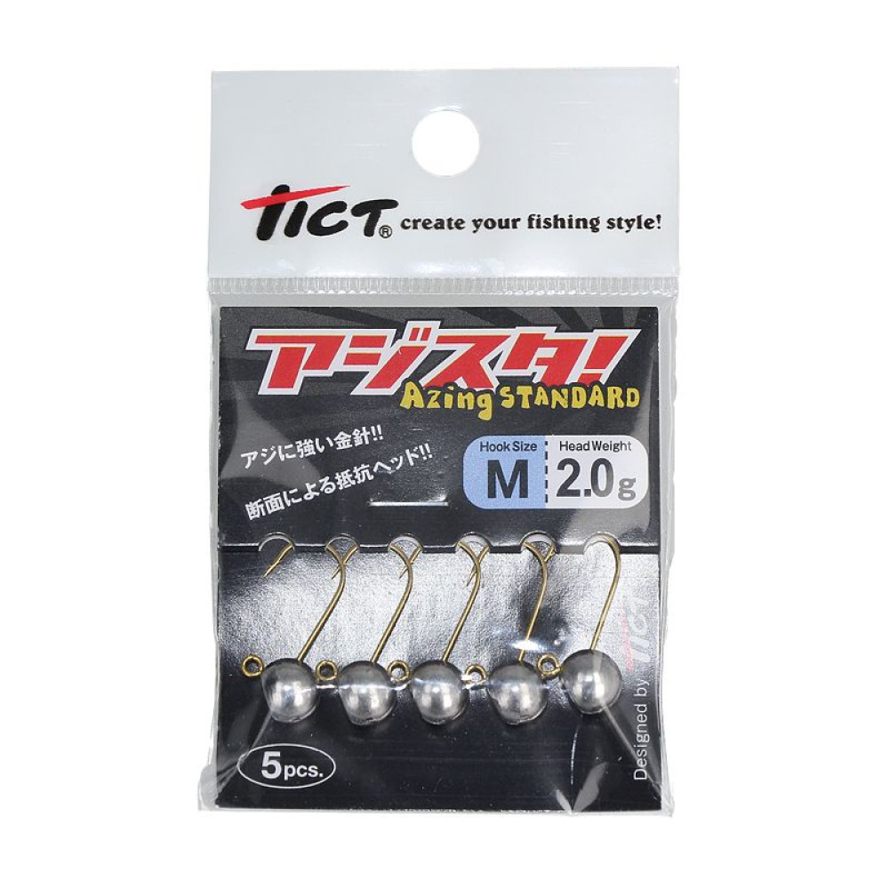Джиг-голівка Tict Azing Standard M 2.0g (5шт)