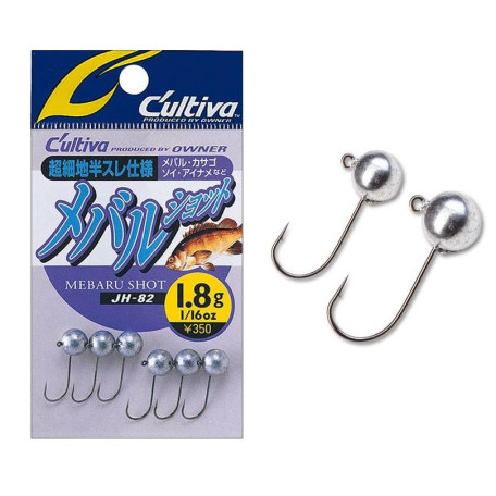 Джиг-головка Owner C'ultiva JH-82 0.9g #12 (6 шт.)
