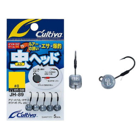 Джиг-головка Owner C'ultiva JH-89 3.0g #6 (5 шт.)