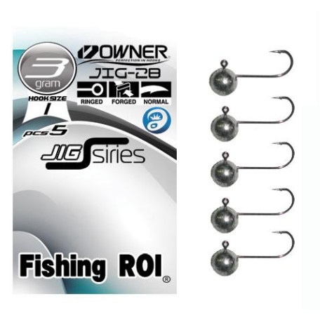 Микро-джиг Fishing ROI на крючке Owner №8 2g (5 шт.)