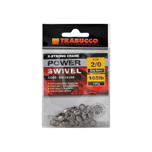 Вертлюг Trabucco CRANE SWIVELS №4/0 135кг (6 шт.)