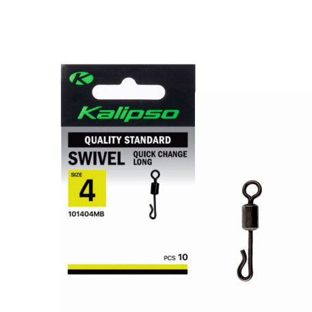 Вертлюг Kalipso Quick change swivel long 1014MB №4 (10шт.)