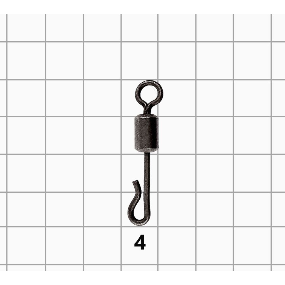 Вертлюг Kalipso Quick change swivel long 1014MB №4 (10шт.)