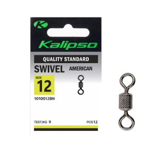 Вертлюг Kalipso Swivel American 1010BN №12 (12 шт.)