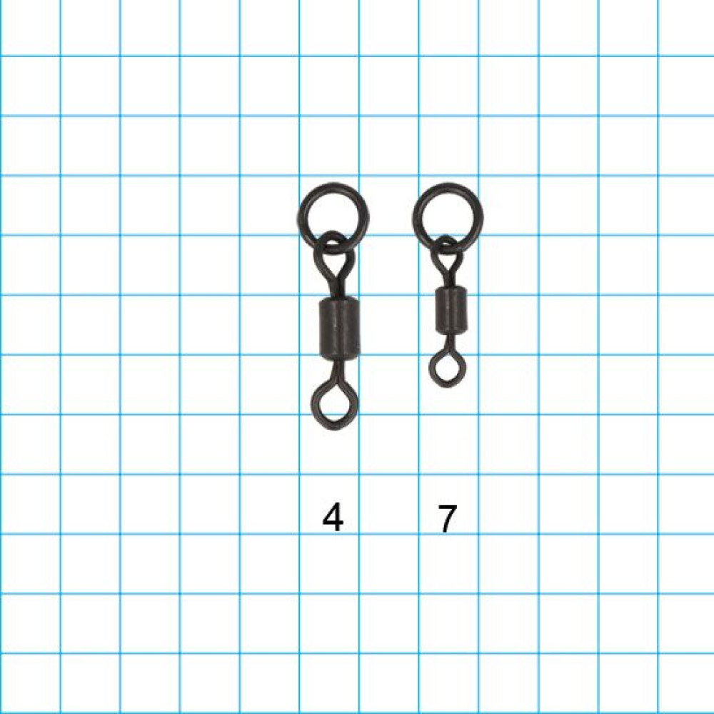 Вертлюг Golden Catch с кольцом Rolling Swivel with Ring 2045MB №4 (10шт.)