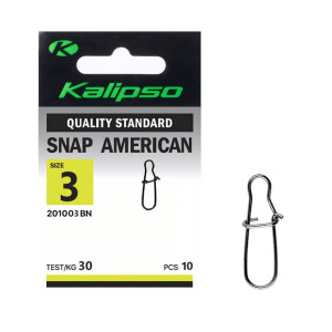 Застежка Kalipso Snap American 201003BN №3 30кг (10 шт.) 