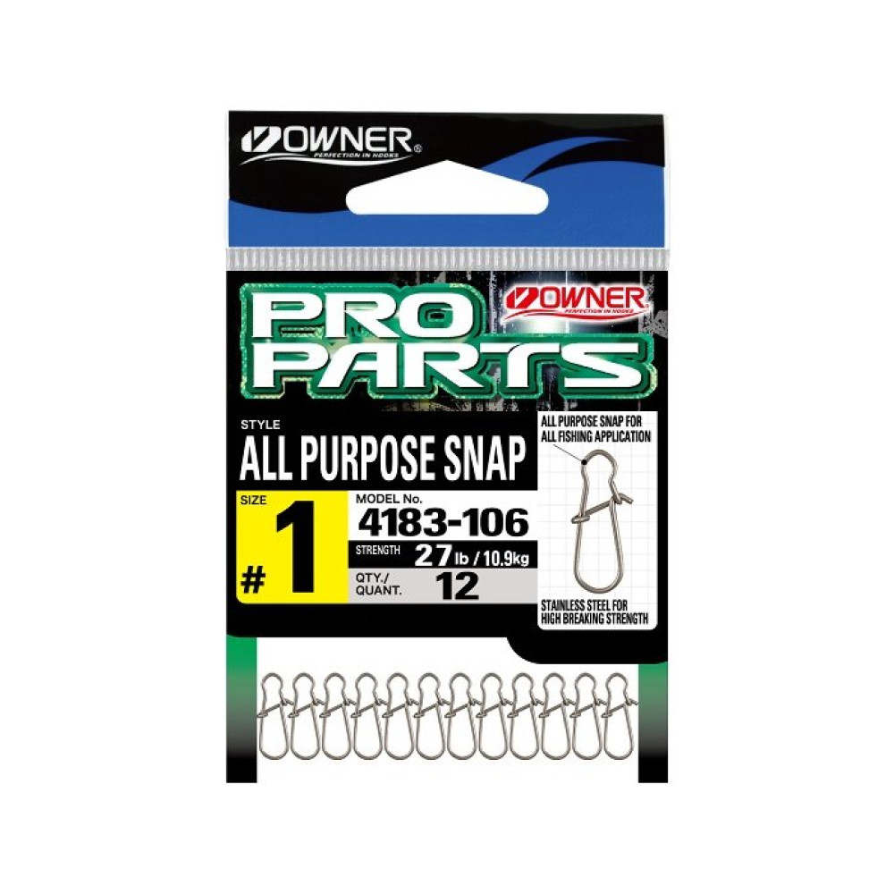 Застежка Owner All Purpose Snap (P-02) №00 (12 шт.)