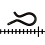 Застежка для мушек Snowbee No-knot fas-snaps L (5шт.)