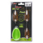 Набор кормушек Mikado Method Feeder Douglas Set L 3+1 с формой 3×70g