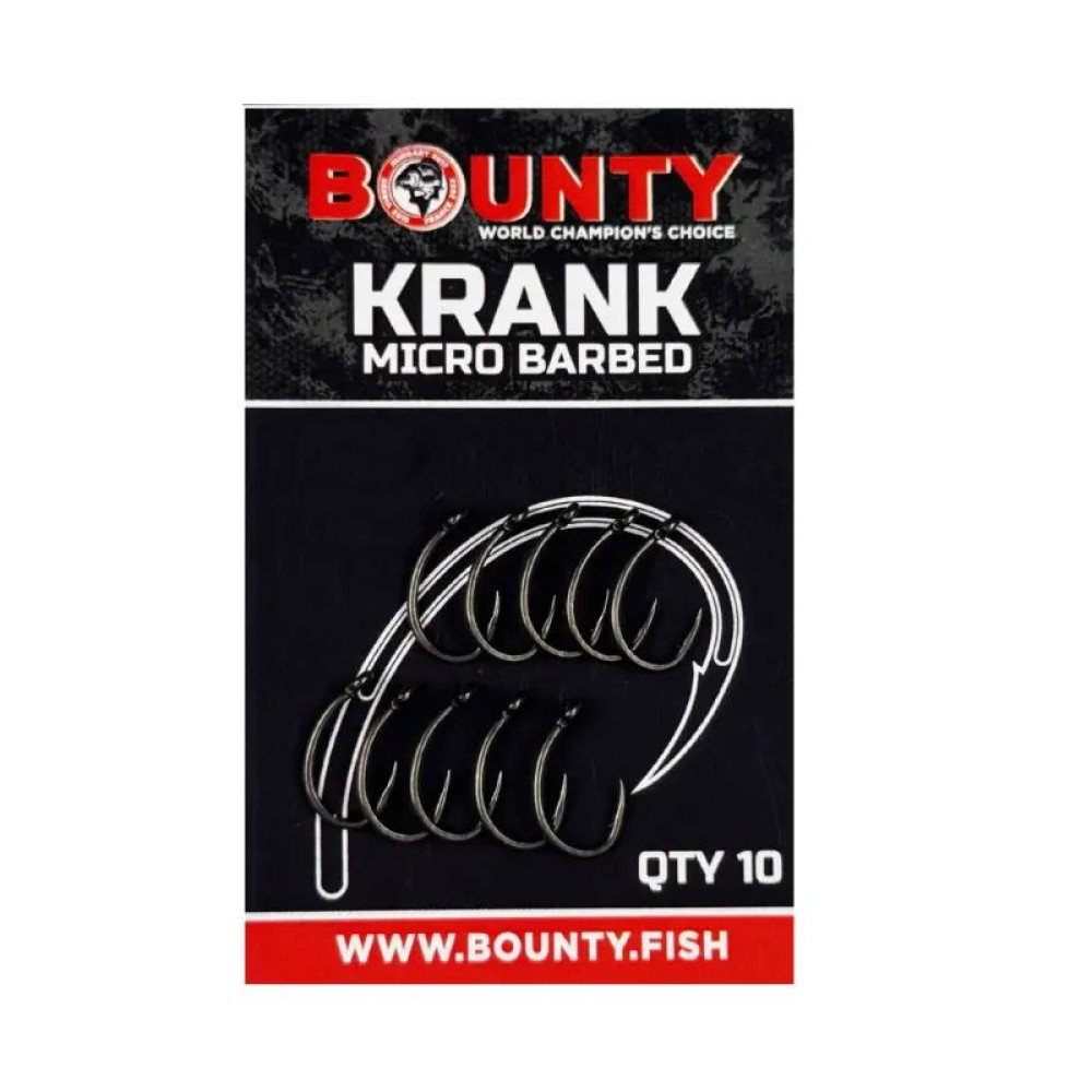 Крючок BOUNTY Krank Micro-Barbed №10 (с бородкой)  (10 шт.)