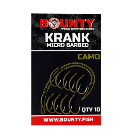 Гачок BOUNTY Krank Micro-Barbed CAMO №10 (з борідкою)  (10 шт.)