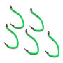 Крючок DAM MADCAT® A-STATIC CLASSIC Hook №4/0 5шт. (green)