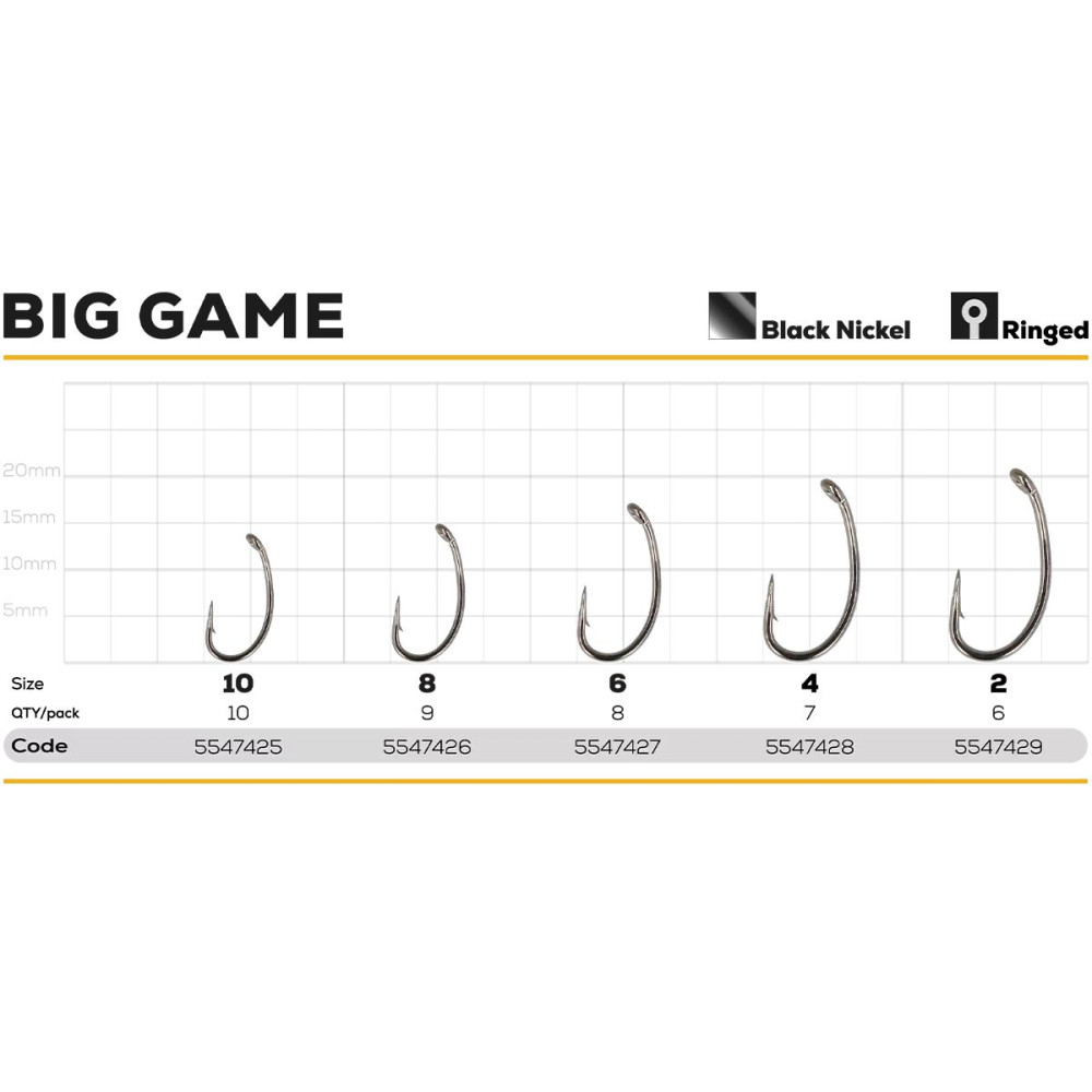 Крючок Golden Catch Big Game №8 (9шт.)