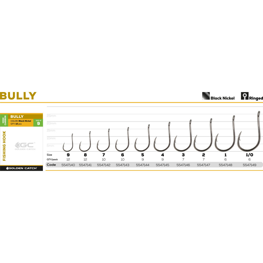 Крючок GC Bully №2 (7шт.)