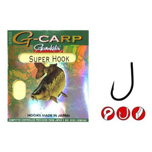 Гачок Gamakatsu G-CARP Super Hook №4 (10 шт.)