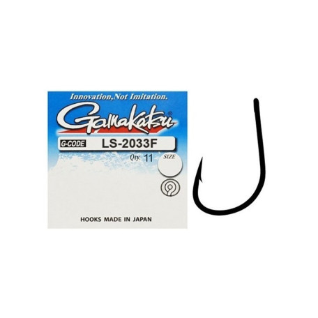 Крючок Gamakatsu LS-2033F Ring Eye №8 (15 шт.)