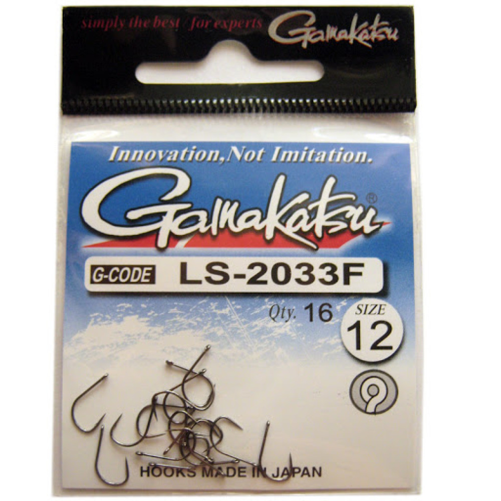 Крючок Gamakatsu LS-2033F Ring Eye №8 (15 шт.)