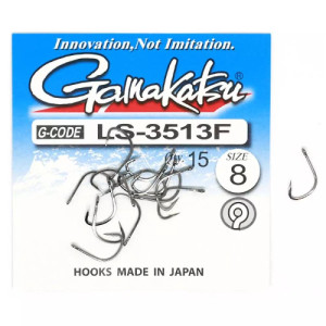 Крючок Gamakatsu LS-3513F N/L Black №2 (25 шт.)