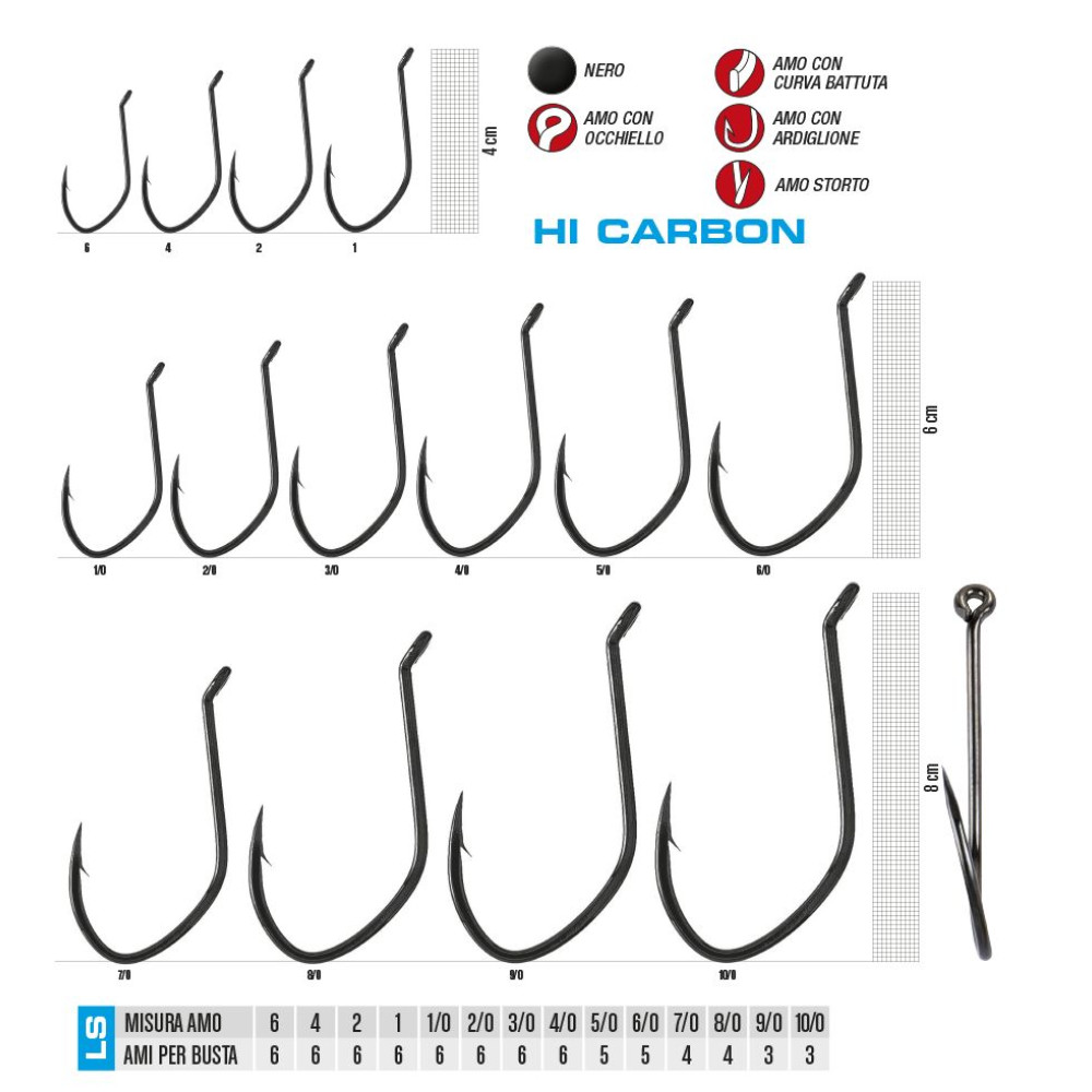 Крючок Gamakatsu LS-4644F №1/0 (6 шт.)