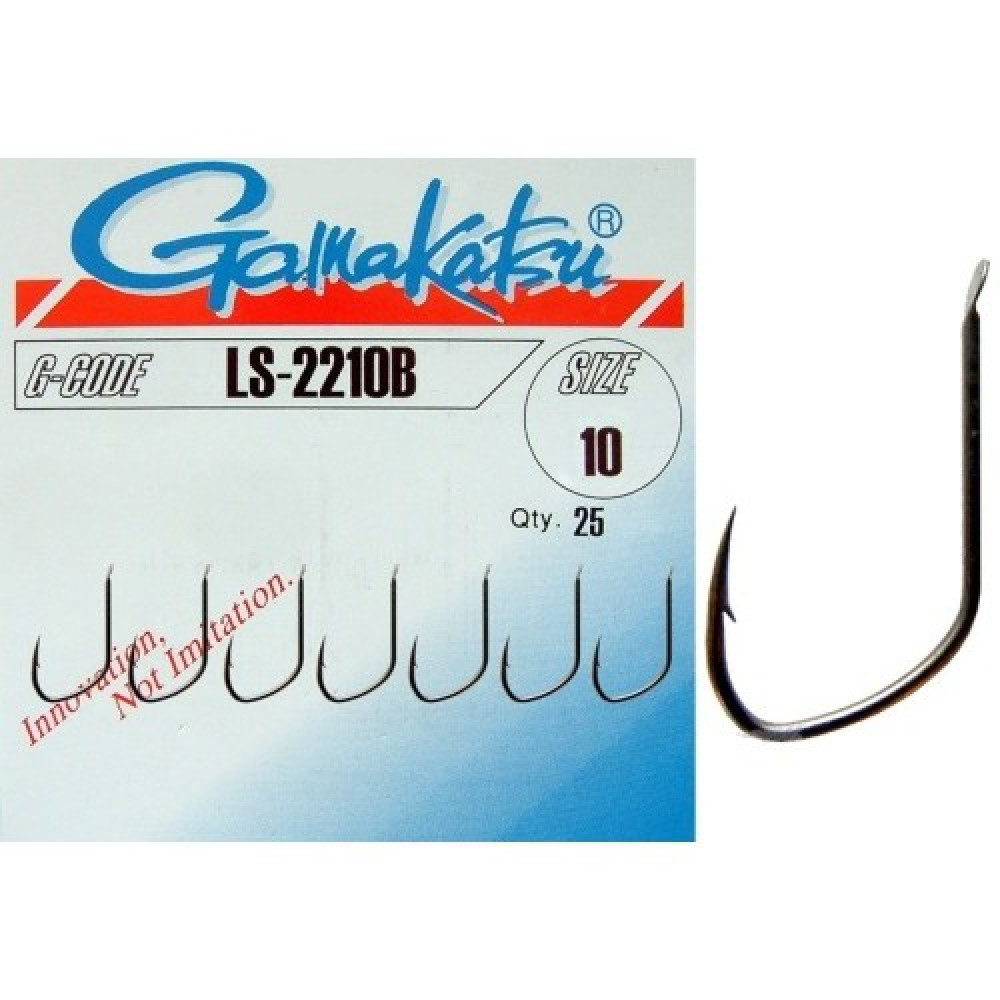 Крючок Gamakatsu LS-2210B Brown №12 (16 шт.)