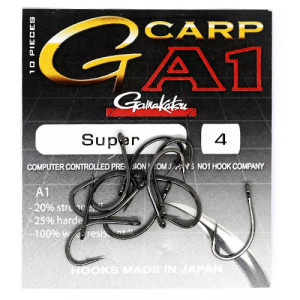 Крючок Gamakatsu G-CARP A1 SUPER №2 (10 шт.)