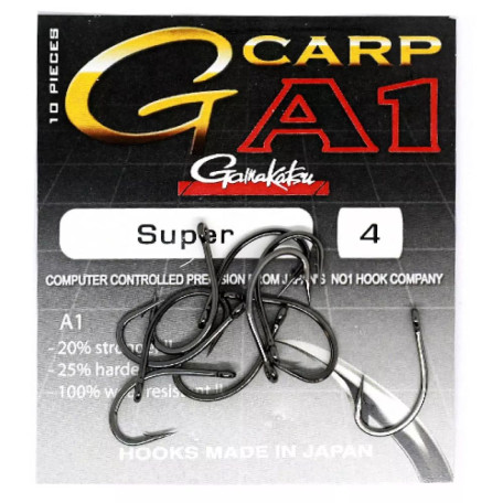 Гачок Gamakatsu G-CARP A1 SUPER №2 (10 шт.)