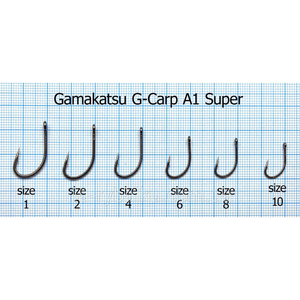 Гачок Gamakatsu G-CARP A1 SUPER №2 (10 шт.)