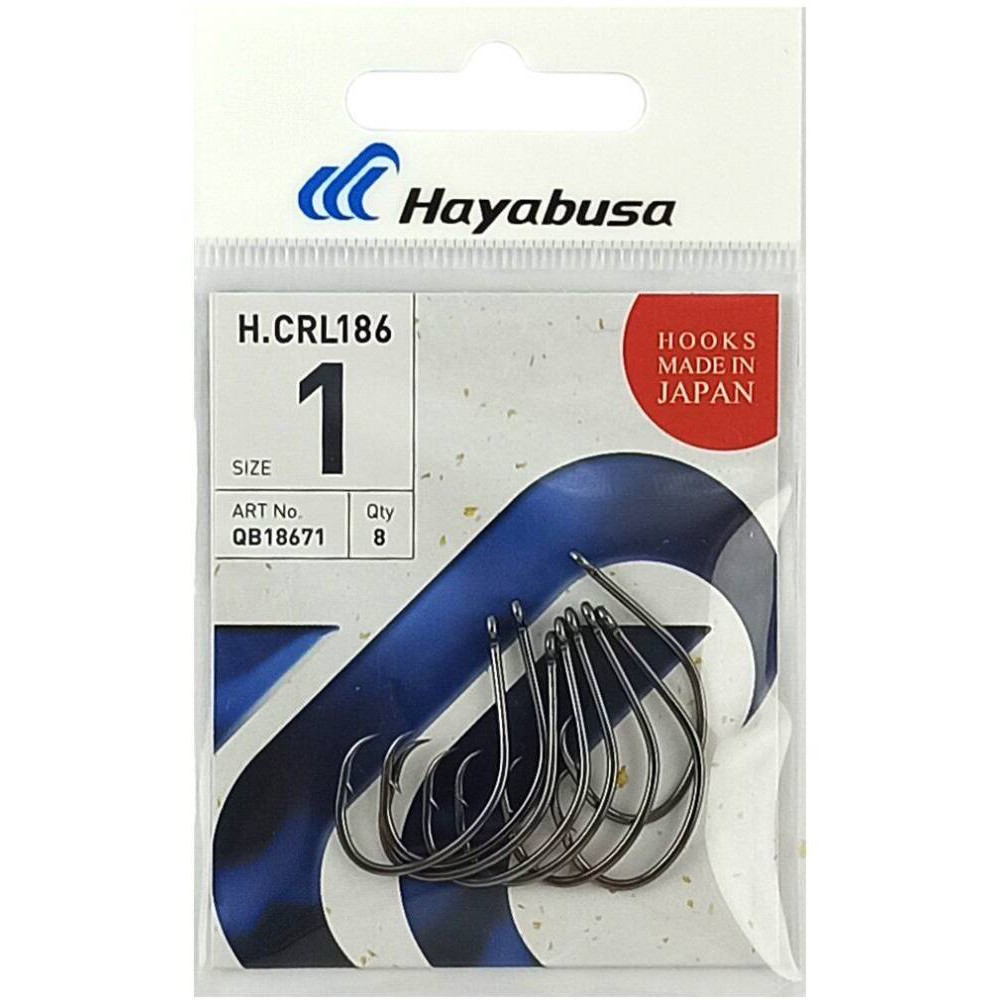 Гачок Hayabusa H.CRL186 №1 (8шт.)