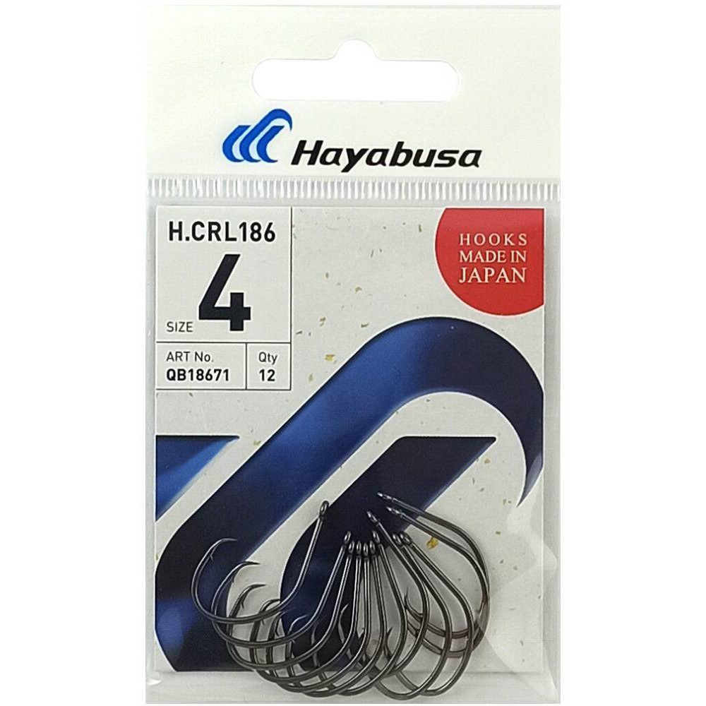 Крючок Hayabusa H.CRL186 №4 (10шт.)