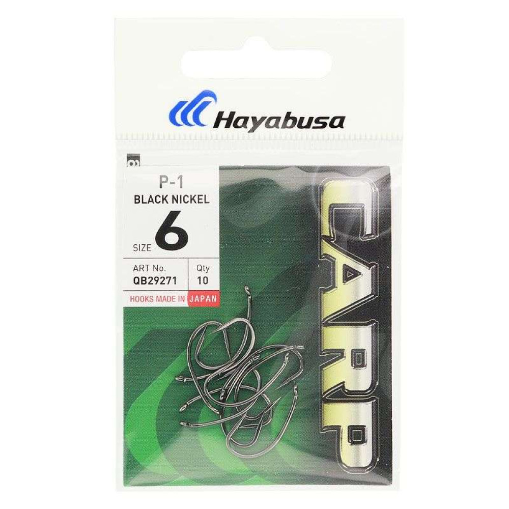 Крючок Hayabusa P-1 Black Nickel №2 (10шт.)