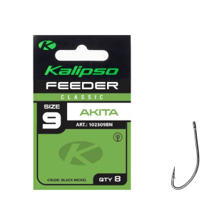 Крючок Kalipso Feeder classic akita 102309BN №9 (8 шт.)