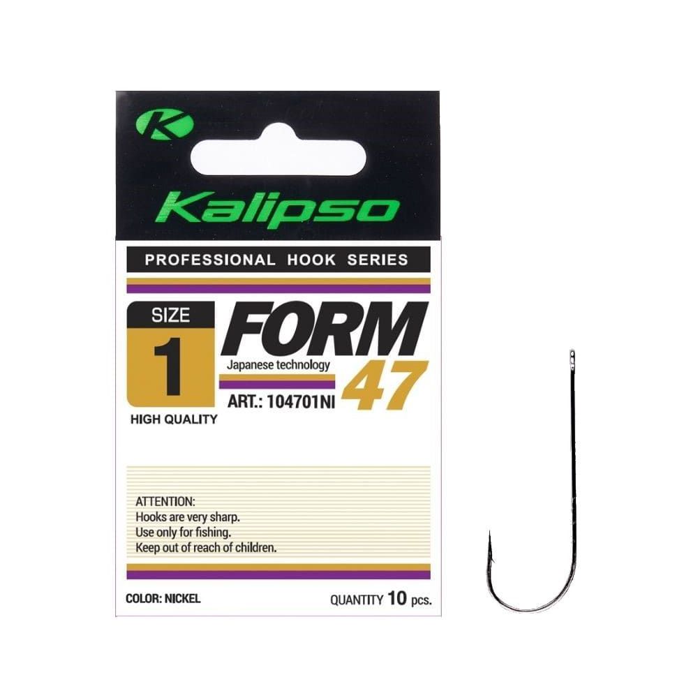 Крючок Kalipso Form-47 104701NI №1 (10 шт.)
