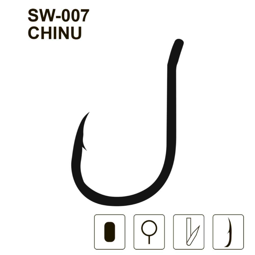 Крючок с поводком MiniMax Сhinu SW-007 №10 (10шт.)