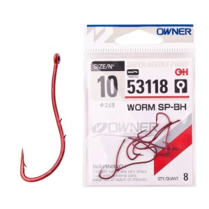 Крючок Owner Worm SP-BH 53118 №10 (8шт.)
